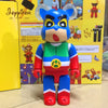 Popular Toys 28CM Noctilucous Lucky Cat Bearbricklys Action Figures Bear Dolls Collectible Model to Friends Kids Christmas Gifts