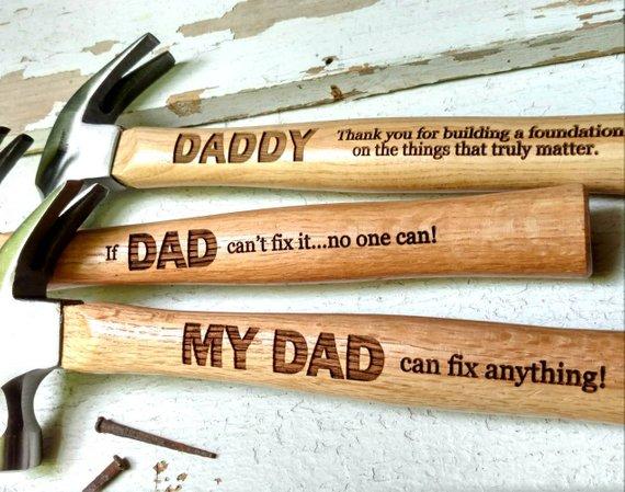 NEW Engraved hammer, Father's day gift, Christmas gift, Birthday gift, custom hammer, personalized hammer, gift for dad, gift for men,