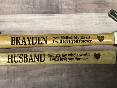 Personalized hammer best sale for husband