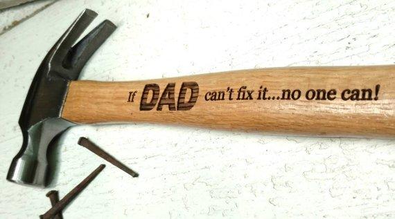 Engraved hammer, Father's day gift, Christmas gift, Birthday gift