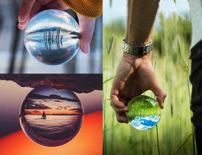 CRYSTAL BALL LENS PHOTOGRAPHY SPHERE