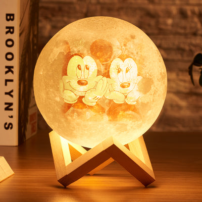 Moon Light Touch Switch/Remote control Novelty Light LED Personalized Romantic Lunar Moon Lamp