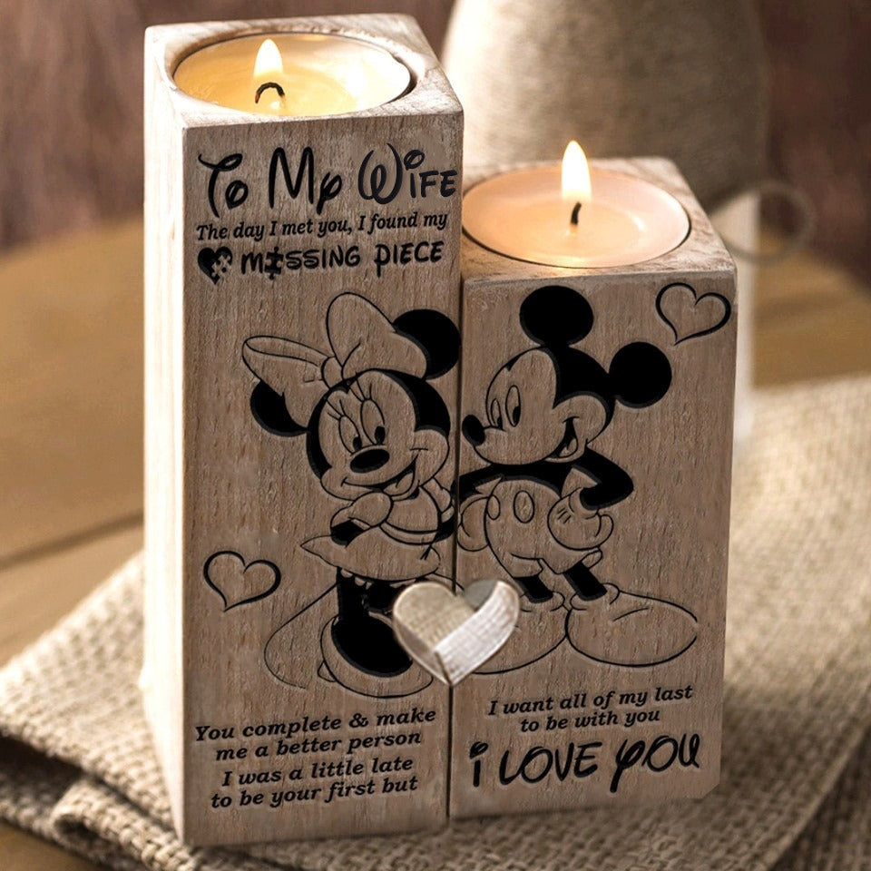 MK & MN New Limited Edition Candle Holder " To my Wife"