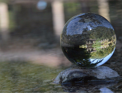 CRYSTAL BALL LENS PHOTOGRAPHY SPHERE