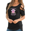 TELL ME IT'S JUST A DOG - CASUAL COTTON TSHIRT WONDER O-NECK WOMAN