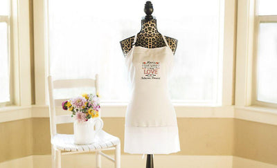 Personalized Embroidered Aprons