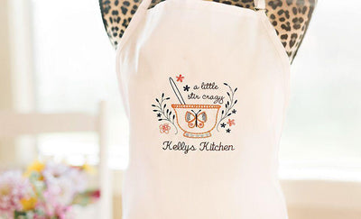 Personalized Embroidered Aprons