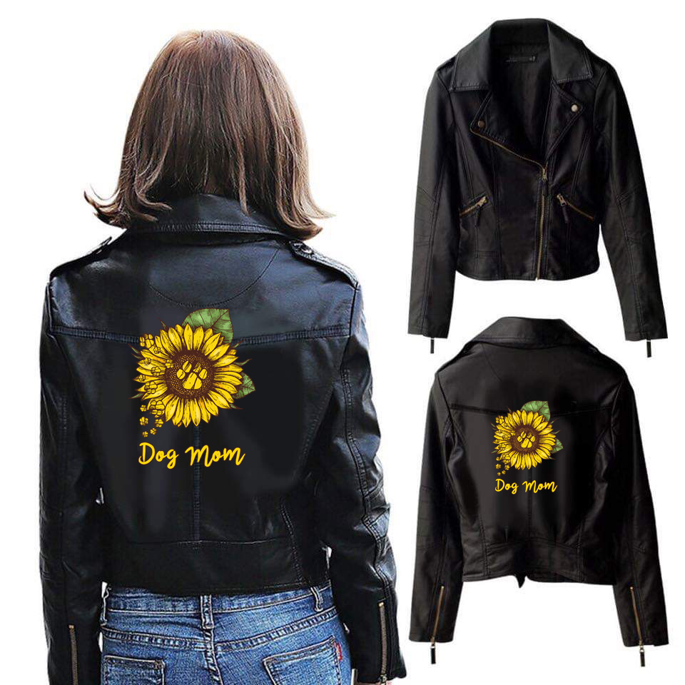 DOG MOM - Streetwear Leather Jacket Women