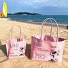 2pcs/lot graffiti ladies bag coin purse large capacity portable tote bag cartoon vegetable basket