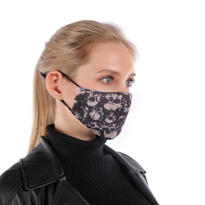 Reusable Protective PM2.5 Filter mouth Mask anti dust Face mask Windproof 1mask + 2pcs filter,