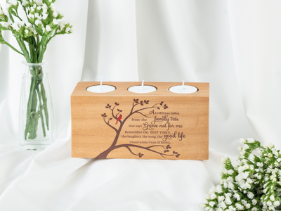 GIFELIZ, Cardinal Memorial Gifts for Loss of Loved One Sympathy Gift Remembrance Gift for Loss Bereavement Gift Ideas, Memorial Candle holder for grief gifts, Cardinal Gifts.