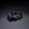 Retro Punk Skull Gothic Ring For Women Men  Goth Black Gold Color Rings Accession Wholesale Fashion Jewelry R523
