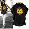 Halloween witch Desert Highway - Color Half High Collar Tops Women Streetwear T-Shirt For Women