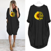 BE A MIMI - DRESS WOMEN POCKET WOMEN PUNK COTTON OFF SHOULDER TOPS