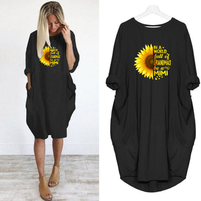 BE A MIMI - DRESS WOMEN POCKET WOMEN PUNK COTTON OFF SHOULDER TOPS