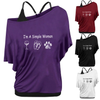 I'm a simple woman - Two-piece round neck Short Sleeve T Shirt