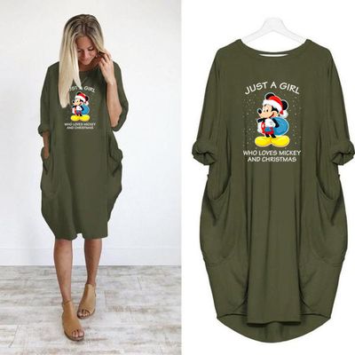 JUST A GIRL - DRESS WOMEN POCKET WOMEN PUNK COTTON OFF SHOULDER TOPS