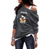 We are never too old -  Hoodies Tops Sweatshirt For Women Round Neck Shoulder