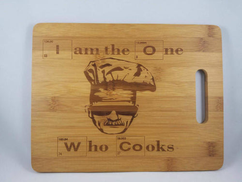 (I Am The One) Engraved Bamboo Cutting Board