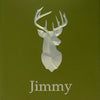 Flask and Hunting Gifts Deer Head Stainless Steel Personalized Flask