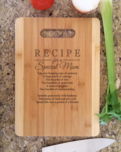 Mothers Gift  Recipe for a Special Mom Board Gift for Mom Mommy Birthday Mother's Day Christmas Gift from kids