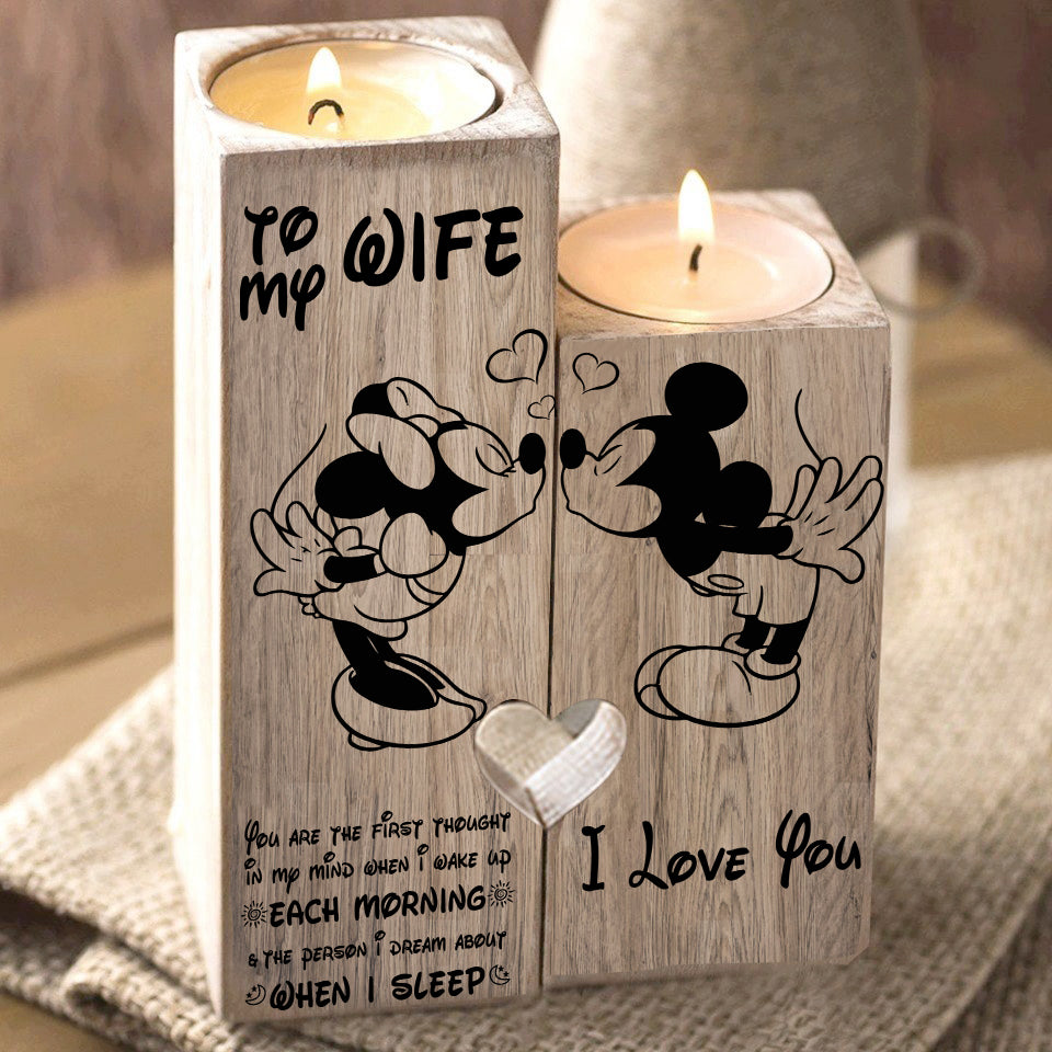 " To my Wife" MK & MN Limited Edition Candle Holder