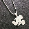 Pendant Necklace Titanium Steel Chain Round beads chain  Gifts