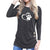 Dog Paw - Women Long Sleeve TShirt Round Neck Tops Button Shirts