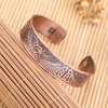 Magnet Healthy  Cuff Bangle Silver Plated Bracelets