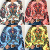 Bohemian Clothing Blouse Shirt Vintage Floral Tops for Ladies