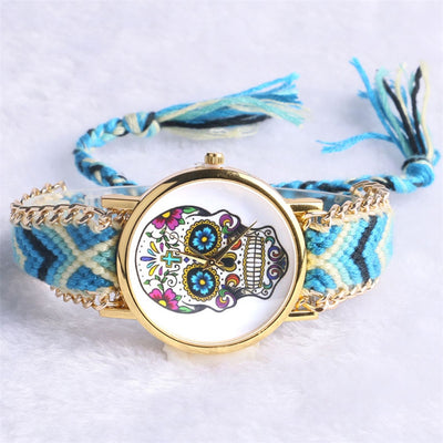 Colorful Bangle Watches for Lady Cuff Bracelet Wristwatch Quartz Fashion Unique