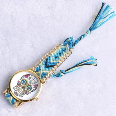 Colorful Bangle Watches for Lady Cuff Bracelet Wristwatch Quartz Fashion Unique