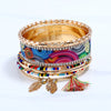 BOHEMIAN vintage punk charms bracelet ethnic tassel  bangles  woman