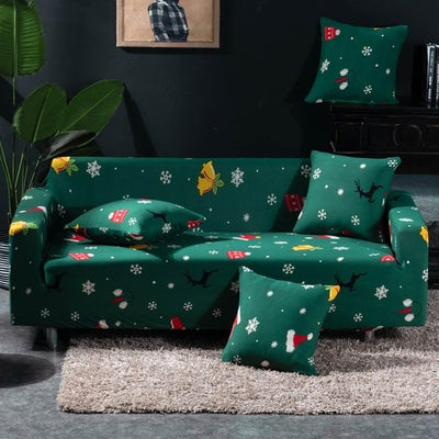 Christmas Stretch Sectional Sofa Covers Slipcovers