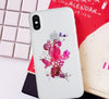 Matte Cartoon Cute luxury Back Cases Soft TPU Silicone