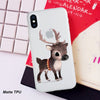 Matte Cartoon Cute luxury Back Cases Soft TPU Silicone