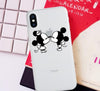 Matte Cartoon Cute luxury Back Cases Soft TPU Silicone