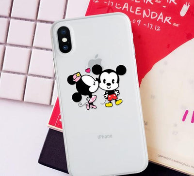 Matte Cartoon Cute luxury Back Cases Soft TPU Silicone