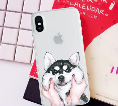 Matte Cartoon Cute luxury Back Cases Soft TPU Silicone