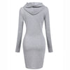 Never too old - Hoodie Sweatershirt Dress Long Sleeve O-Neck Casual