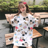 Loose Cartoon Casual  Cute Tops T Shirt Women Clothing