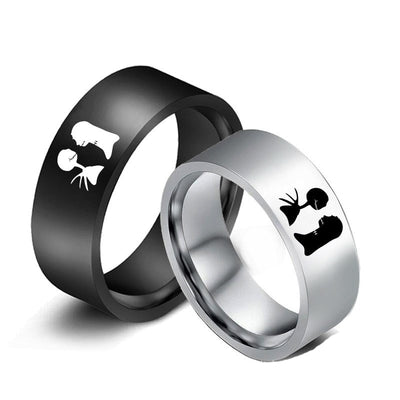 Couple Titanium Rings Charm Jewelry Accessories