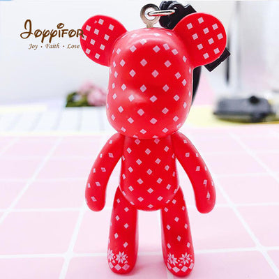 Anime Mini Bearbricklys Action Figures Baby Bear Keychain Bags Ornaments Pendant Dolls Models Gift Toys