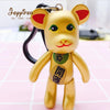 Anime Mini Bearbricklys Action Figures Baby Bear Keychain Bags Ornaments Pendant Dolls Models Gift Toys