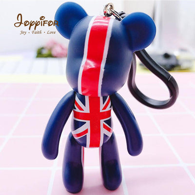 Anime Mini Bearbricklys Action Figures Baby Bear Keychain Bags Ornaments Pendant Dolls Models Gift Toys