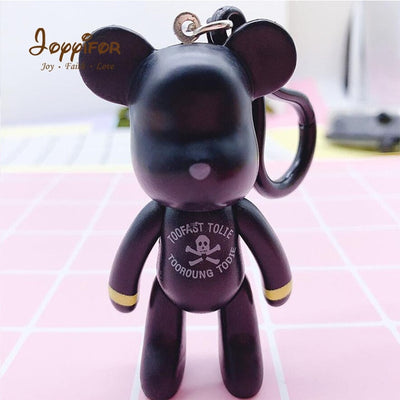 Anime Mini Bearbricklys Action Figures Baby Bear Keychain Bags Ornaments Pendant Dolls Models Gift Toys