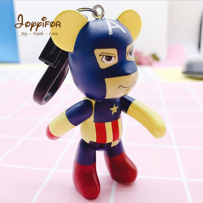 Anime Mini Bearbricklys Action Figures Baby Bear Keychain Bags Ornaments Pendant Dolls Models Gift Toys