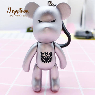 Anime Mini Bearbricklys Action Figures Baby Bear Keychain Bags Ornaments Pendant Dolls Models Gift Toys