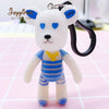 Anime Mini Bearbricklys Action Figures Baby Bear Keychain Bags Ornaments Pendant Dolls Models Gift Toys