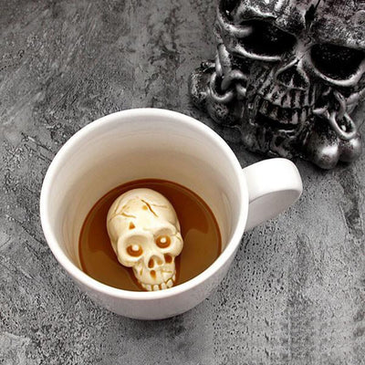 3D  Creative 300ml Skull Mug